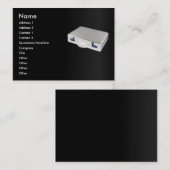 Briefkoffiefkaart Visitekaartje (Voorkant / Achterkant)