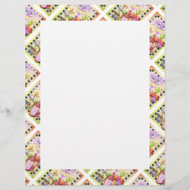 Briefkoppen - Het woord CHESHIRE CAT (Voorkant)