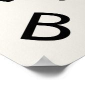 Briefletters Poster (Hoek)