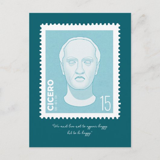 Briefmarke Cicero - Briefkaart (Voorkant)