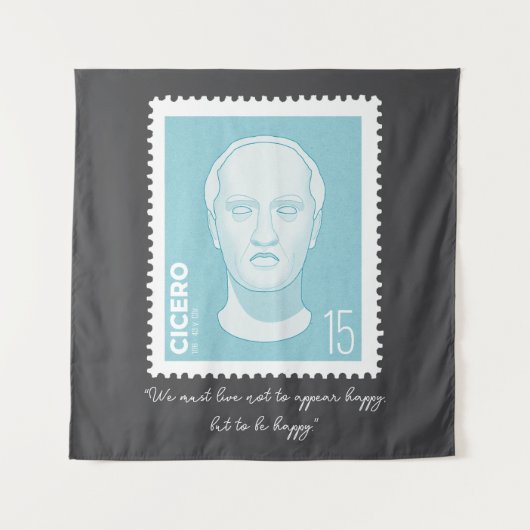 Briefmarke Cicero - Wandkleed (Voorkant)
