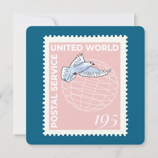 Briefmarke - save the date (Voorkant)