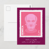 Briefmarke Seneca -   Briefkaart (Voorkant / Achterkant)