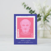 Briefmarke Seneca - Briefkaart (Staand voorkant)