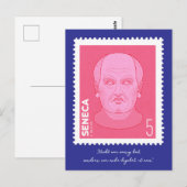 Briefmarke Seneca - Briefkaart (Voorkant / Achterkant)