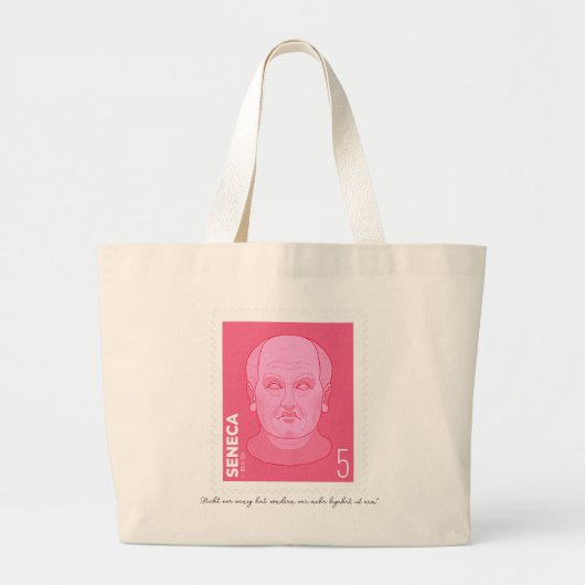 Briefmarke Seneca -   Grote Tote Bag (Voorkant)