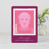 Briefmarke Seneca -   Kaart (Staand voorkant)