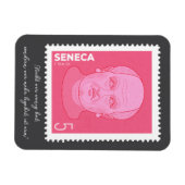 Briefmarke Seneca - Magneet (Horizontaal)
