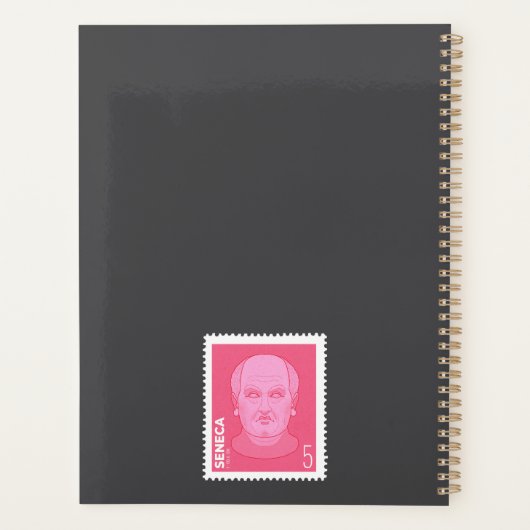 Briefmarke Seneca -   Planner (Achterkant)