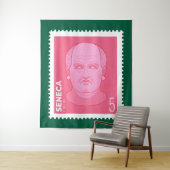 Briefmarke Seneca - Wandkleed (In situ)