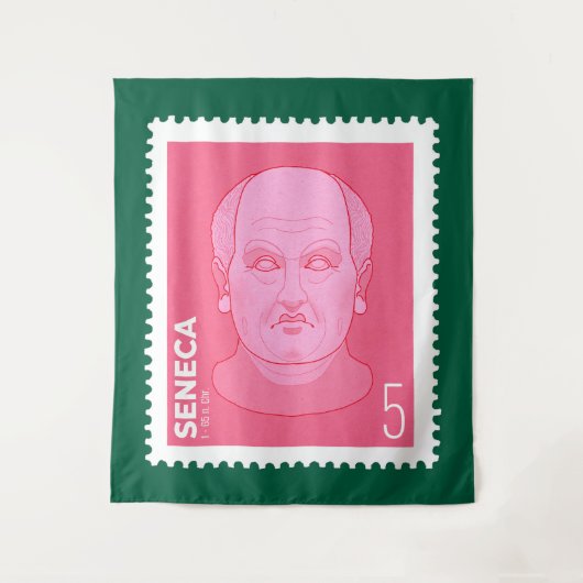 Briefmarke Seneca - Wandkleed (Voorkant)