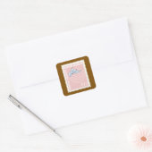 Briefmarke - vierkante sticker (Envelop)