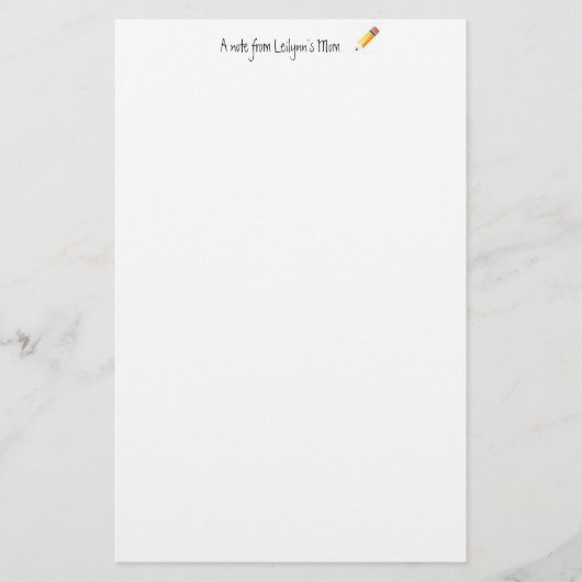 briefpapier (Voorkant)