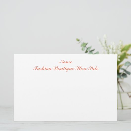 Briefpapier (Staand voorkant)