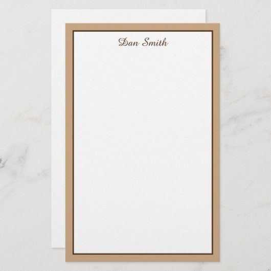 Briefpapier (Voorkant / Achterkant)