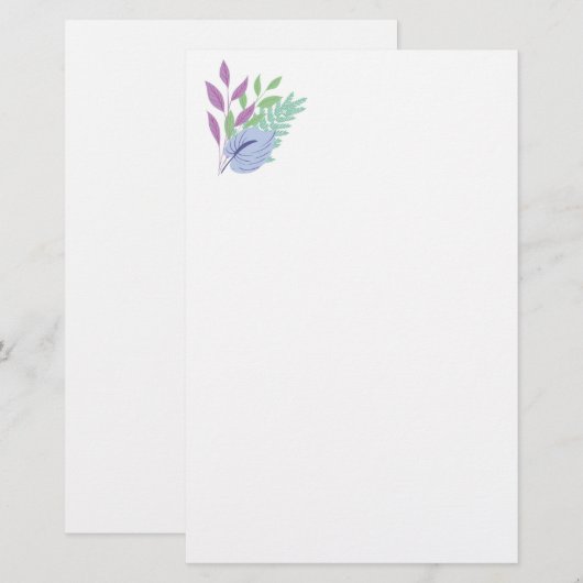 Briefpapier (Voorkant / Achterkant)