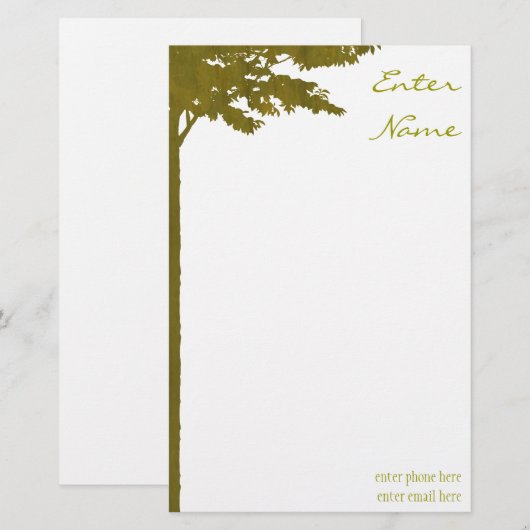 Briefpapier (Voorkant / Achterkant)