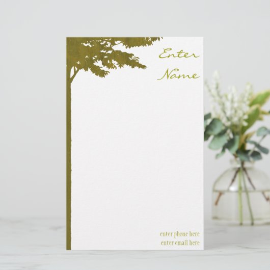 Briefpapier (Staand voorkant)