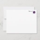 Briefpapier blanco briefkaarten met Marcus (Achterkant)