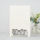 Briefpapier  boomkor (Staand voorkant)