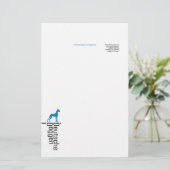 Briefpapier Deutsche Doggen (Staand voorkant)