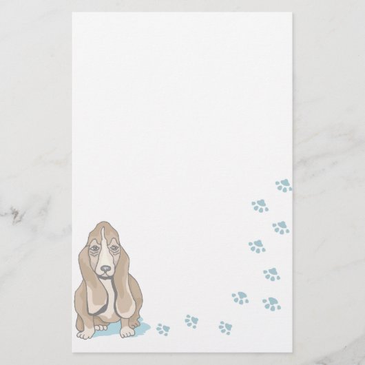 Briefpapier dierenleder Hond Briefpapier (Voorkant)
