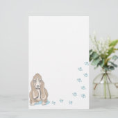 Briefpapier dierenleder Hond Briefpapier (Staand voorkant)