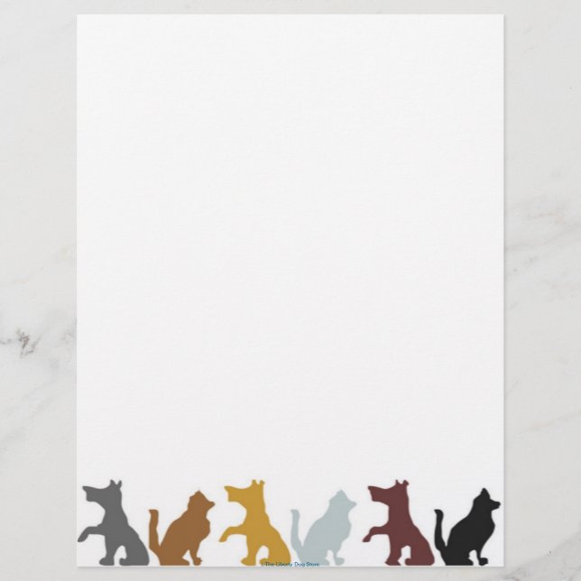 BRIEFPAPIER - DOG DESIGNER LETTERHEAD - SCHRIJVEN (Voorkant)
