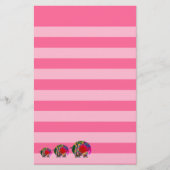 Briefpapier : Drie olifanten (Voorkant)
