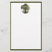 Briefpapier eikenboom (Voorkant)