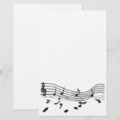 Briefpapier für Musikfreunde (Voorkant / Achterkant)