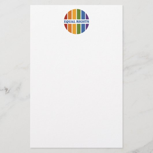Briefpapier gelijke rechten (Voorkant)