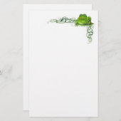 Briefpapier groene kikker (Voorkant / Achterkant)