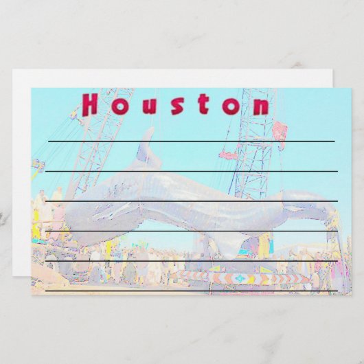 Briefpapier grootste walvishaai (Voorkant / Achterkant)