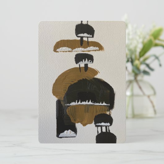 Briefpapier Kaart (Staand voorkant)