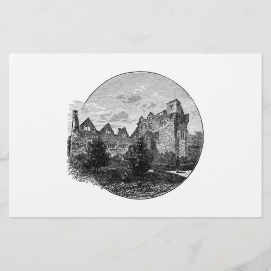 Briefpapier kastelen (Voorkant)