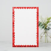 briefpapier met geschulpte rand (Staand voorkant)