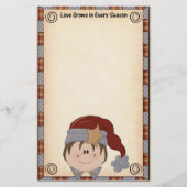 Briefpapier met kerstmis (Voorkant)