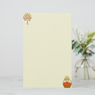 Briefpapier met Pompoenmand
