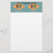 Briefpapier met vlag van Delaware (Voorkant)