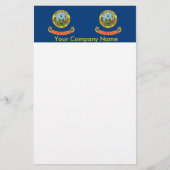 Briefpapier met vlag van Idaho (Voorkant)