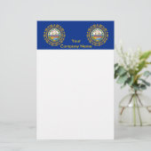 Briefpapier met vlag van New Hampshire (Staand voorkant)