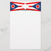 Briefpapier met vlag van Ohio (Voorkant)