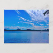 briefpapier, mooie dag op het meer briefkaart (Voorkant)