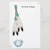 Briefpapier Native American Design (Voorkant / Achterkant)