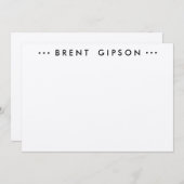 BRIEFPAPIER NOTECARD NOTITIEKAARTJE (Voorkant / Achterkant)