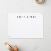 BRIEFPAPIER NOTECARD NOTITIEKAARTJE (Voorkant / Achterkant in situ)