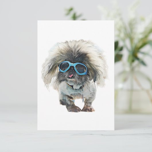 Briefpapier notitiekaart "Forever Mongo" (Staand voorkant)