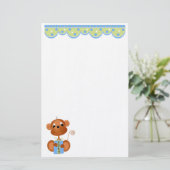 Briefpapier Oerwoud Baby Boy Veel gebruik (Staand voorkant)