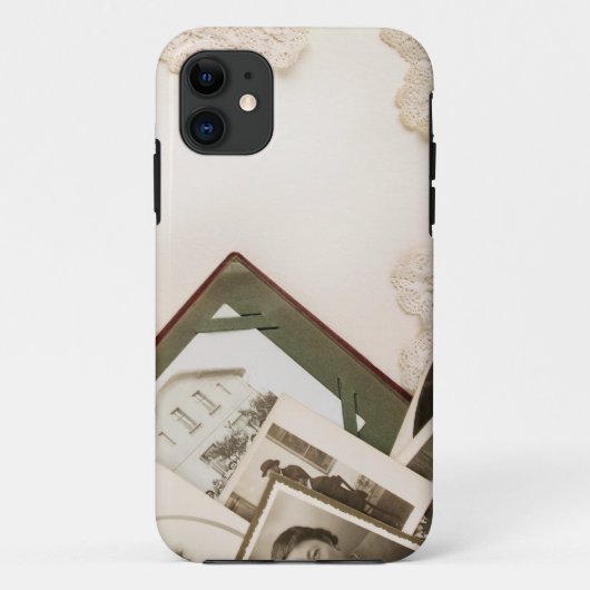  Briefpapier oude foto's Case-Mate iPhone Case (Achterkant)
